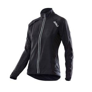 2XU MICRO CLIMATE MEN'S BLACK FULL ZIP CYCLING JACKET SIZE